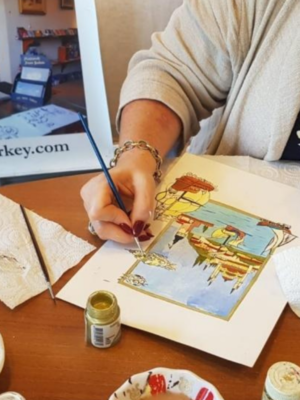 Ottoman Miniature Watercolor Paintings Workshop